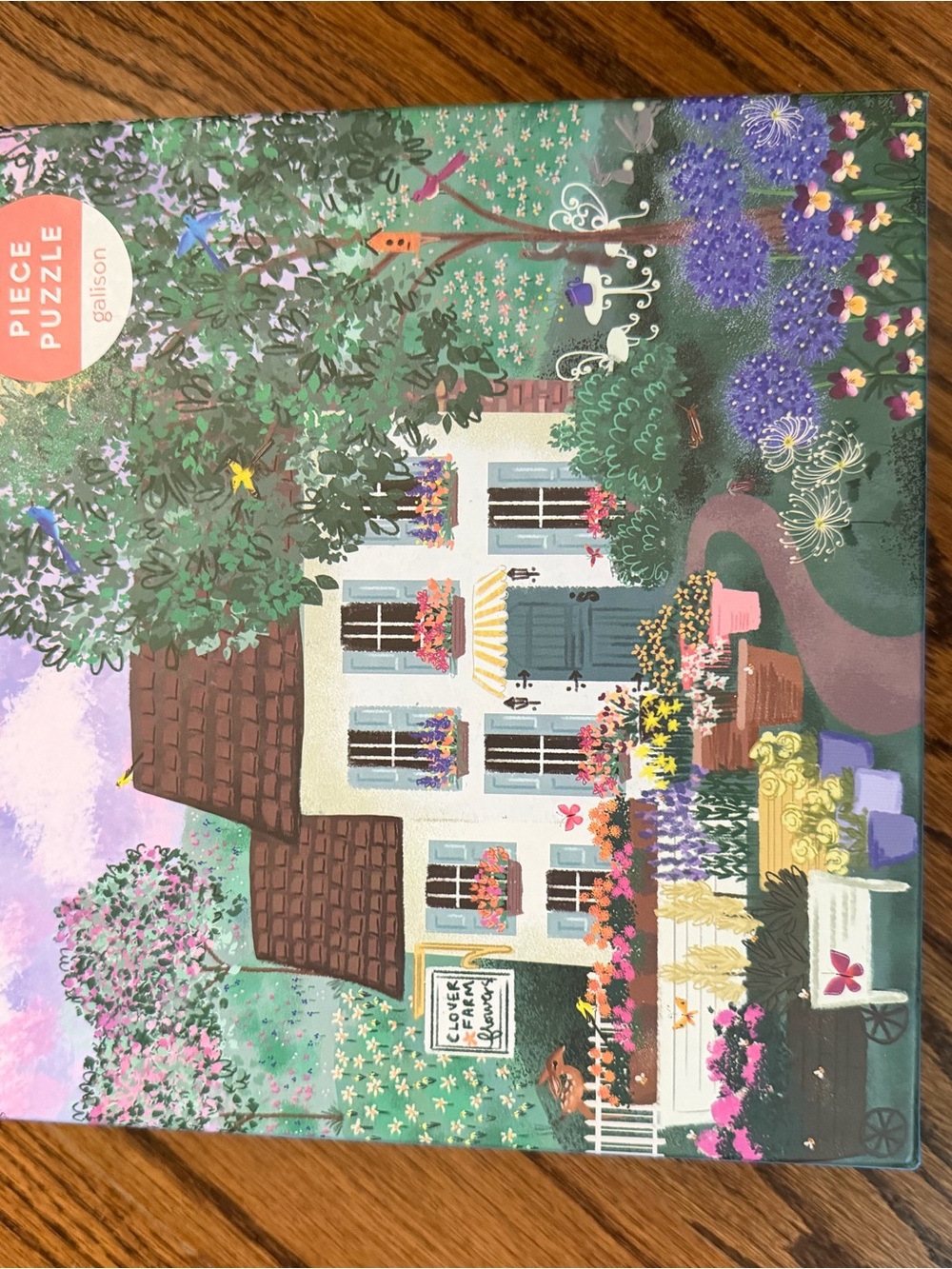 Galison Whimsical Cottage Garden Puzzle - Floral Artwork